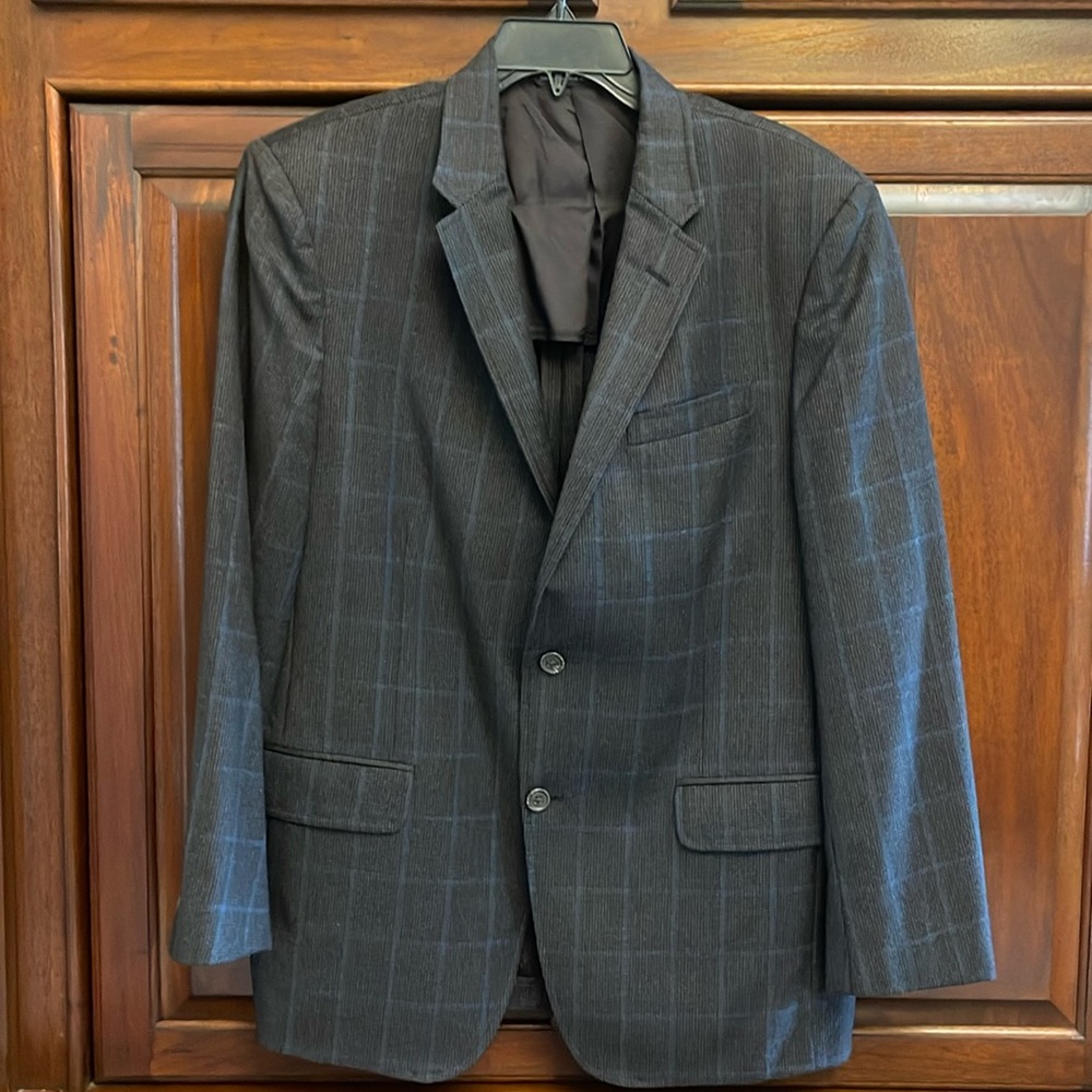 Coppley Windowpane Plaid Sport Coat, 42R